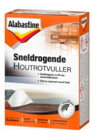 Aanbieding Alabastine Snel Drogende Houtrotvuller